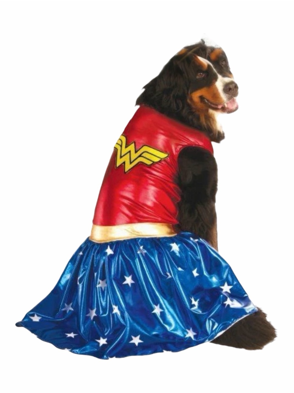 Wonder Woman Superhero Costume for Dogs Pets Size Large